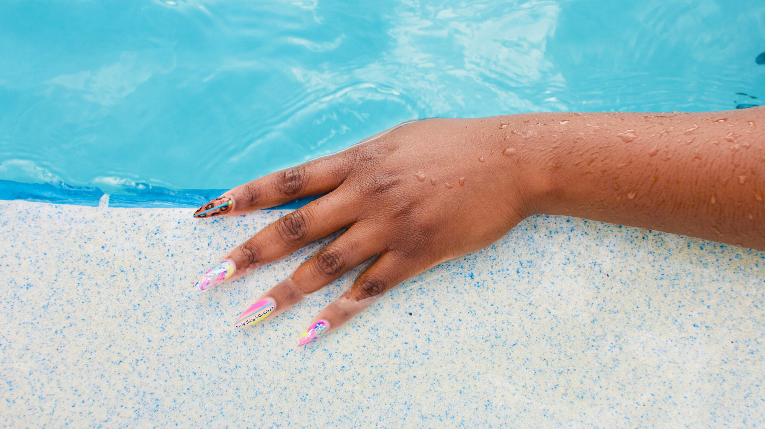 Illustration showing benefits of healthy nail care practices
